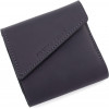Grande Pelle Чорний матовий гаманець із вінтажної шкіри з фіксацією на магніт  67839 - зображення 4