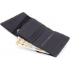 Grande Pelle Чорний матовий гаманець із вінтажної шкіри з фіксацією на магніт  67839 - зображення 6