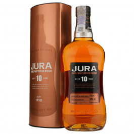 Jura Віскі Isle of Jura 10yo Single Malt Scotch Whisky, 40%, 0,7л (5013967012486)