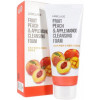 Lebelage Пінка для вмивання з персиком та яблуком  Fruit Peach&Apple Cleansing Foam 100 мл (8809689373588) - зображення 1