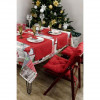 Прованс Подушка на стілець  Merry Christmas Холлофайбер Червона 40х40 см (4823093451520) - зображення 2