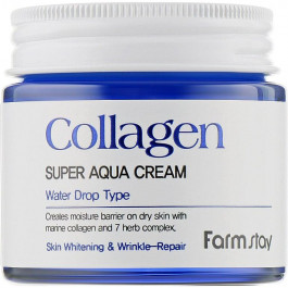 FarmStay Увлажняющий крем  Collagen Super Aqua Cream с коллагеном 80 мл (8809635230231)