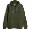 PUMA Оливкова чоловіча кофта  ESS Big Logo Hoodie FL (s) 586687/31 - зображення 1