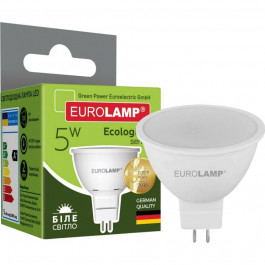 EUROLAMP LED ЕКО MR16 5W GU5.3 4000K (LED-SMD-05534(P))