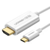 UGREEN USB-C to HDMI 1.5m White (30841) - зображення 1