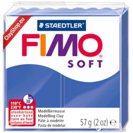   FIMO Пластика Soft Синяя блестящая 57 г (4006608809539)