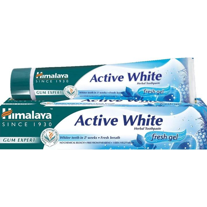 Himalaya Herbals Зубная паста  Active White Fresh Gel 75 мл (6291107220079) - зображення 1
