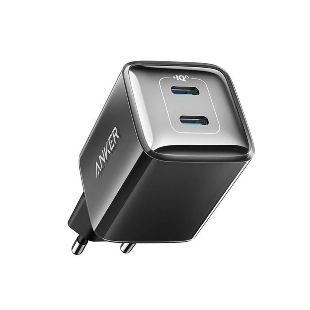 Anker PowerPort 521 Nano Pro 40W 2xUSB-C PIQ3.0 Black (A2038G22) - зображення 1