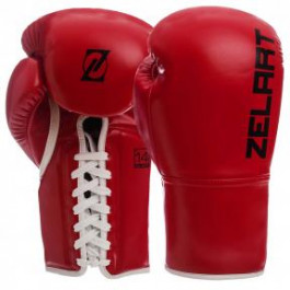 Zelart Перчатки боксерские BO-1348, 14oz, красный