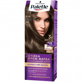 Palette Крем-краска для волос  Интенсивный цвет 6-0 (N5) Темно-русый 110мл (3838905551597)