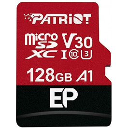 PATRIOT 128 GB microSDXC UHS-I U3 V30 A1 EP + SD adapter PEF128GEP31MCX