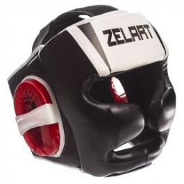Zelart Шлем боксерский BO-1328, размер M, белый/черный/красный