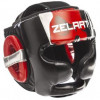 Zelart Шлем боксерский BO-1320, размер L, черный/красный - зображення 1
