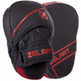 Zelart Лапа вигнута для боксу та єдиноборств VL-3148, чорний/червоний