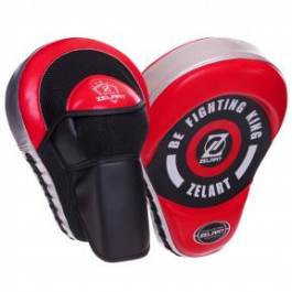 Zelart Лапа вигнута для боксу та єдиноборств BO-2885, чорний/червоний