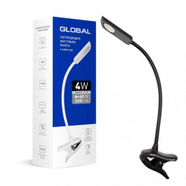 Global LED DL-03 4W 4100K чорний (1-GDL-03-0441-BL)