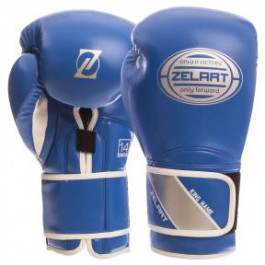 Zelart Перчатки боксерские BO-1361, 10oz, синий/серебряный