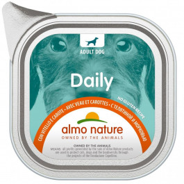 Almo Nature Daily Adult Dog Veal Carrots 100 г (8001154124798)