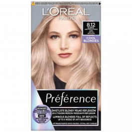 L'Oreal Paris Фарба для волосся  Preference 8.12 Аляска 174 мл (3600523948888)
