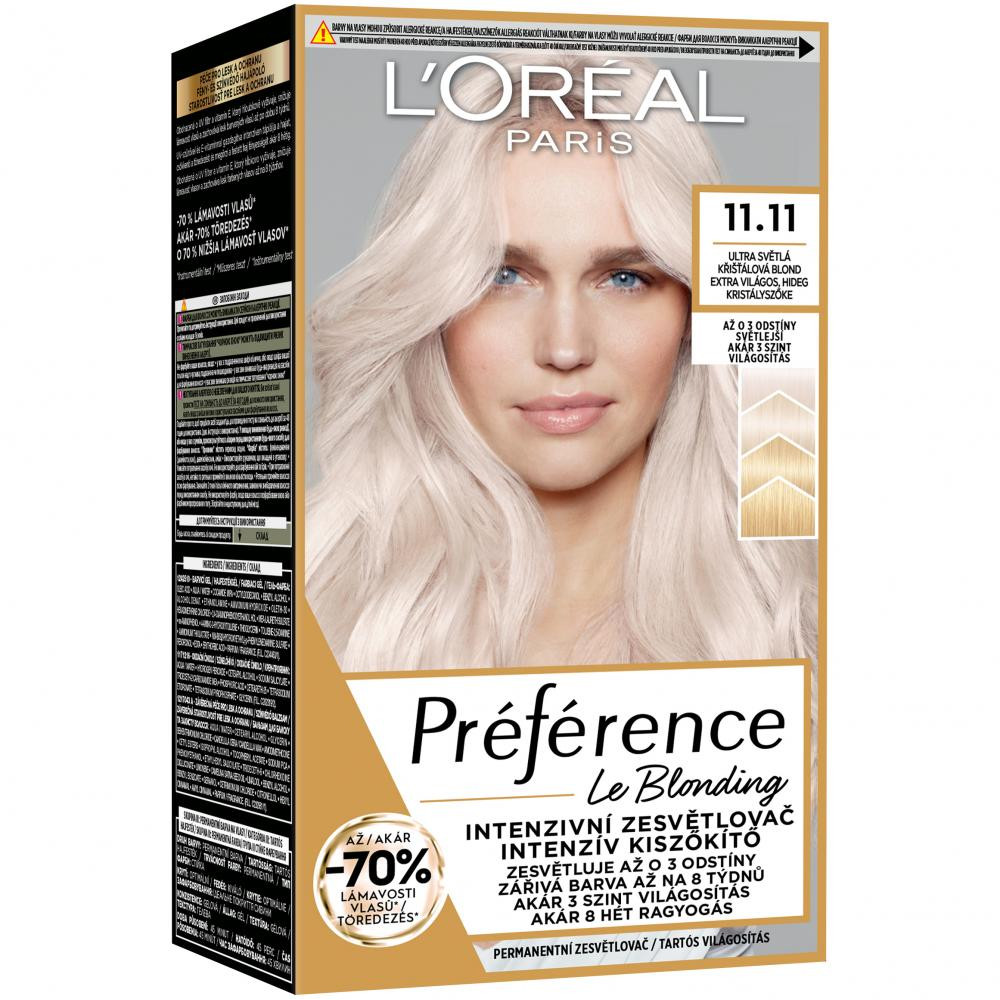L'Oreal Paris Стійка гель-фарба для волосся  Paris Recital Preference 11.11 Холодний попелястий - зображення 1
