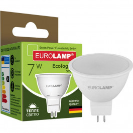 EUROLAMP LED ЭКО SMD MR16 7W GU5.3 3000K (4260484996572)