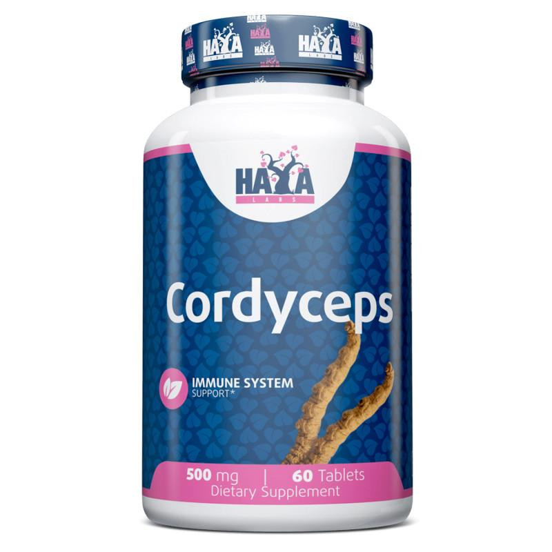 Haya Labs Cordyceps 500 mg, 60 таблеток - зображення 1