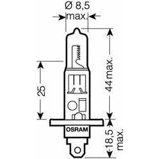   Osram H1 Cool Blue Intense 12V 55W (64150CBI-02B)