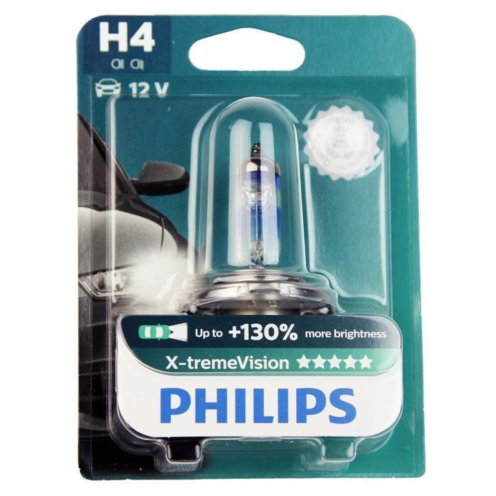 Philips H4 X-tremeVision 12V 60/55W (12342XVB1) - зображення 1
