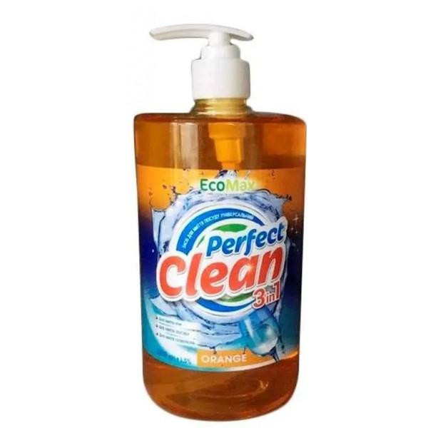 EcoMax Засіб для миття посуду  Perfect Clean 3in1 Orange 1000 г (4820217132051) - зображення 1