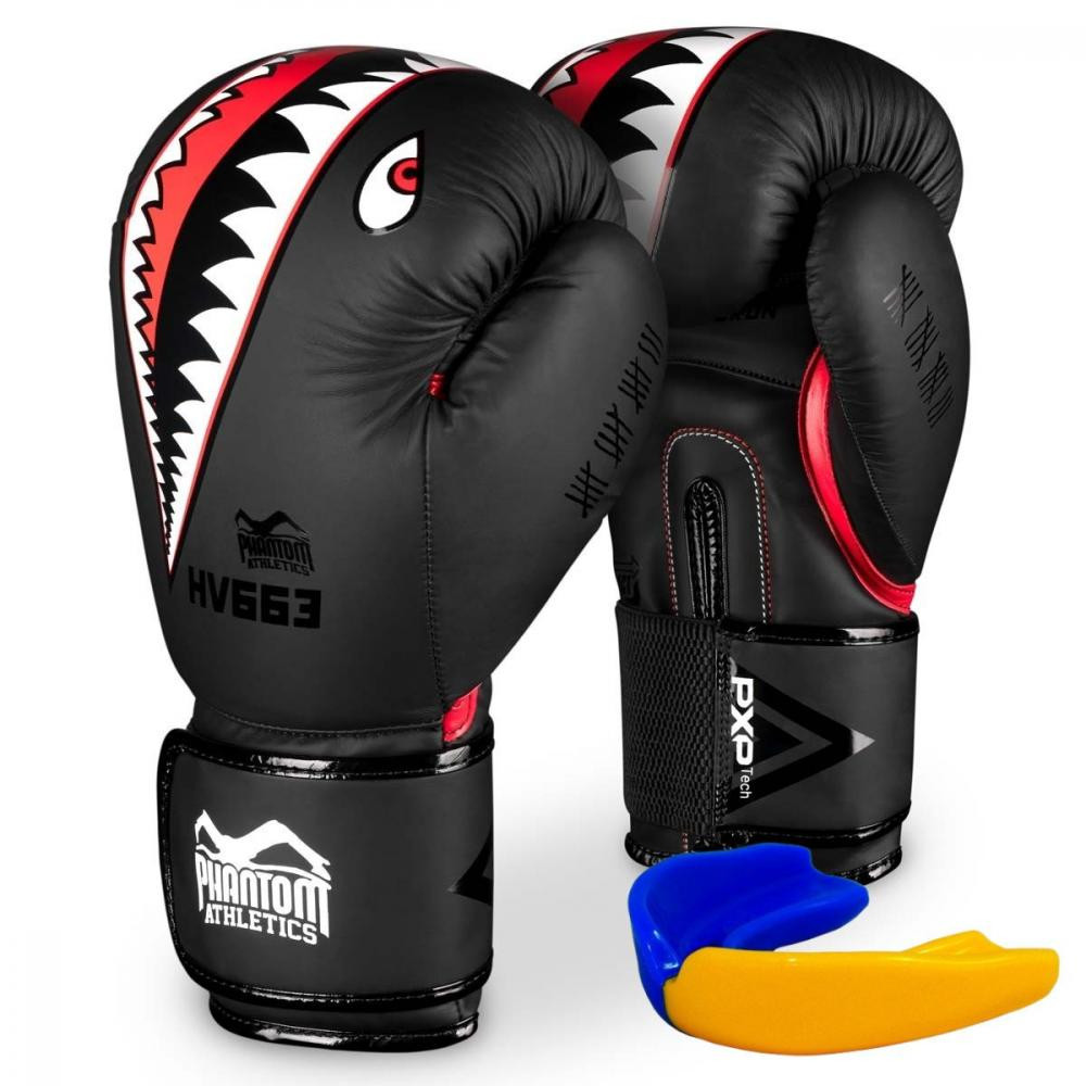 Phantom Athletics Боксерські рукавички Fight Squad 16oz Schwarz Black (PHBG2216-16) - зображення 1