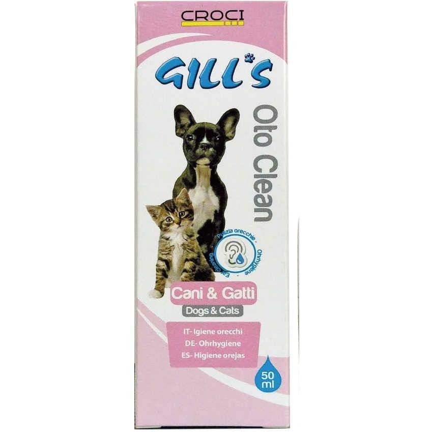 Croci Краплі для вух собак і котів  Gills гігієнічні 50 мл (8023222061033) - зображення 1