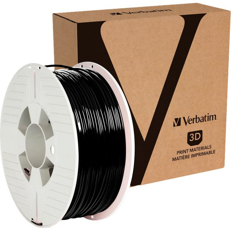 Verbatim Пластик (філамент) для 3D принтера  PETG 2.85mm, 1кг, Black (55060) - зображення 1