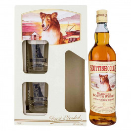   Scottish Collie Віскі  0,7л 40% з 2 келихами (091128841118)