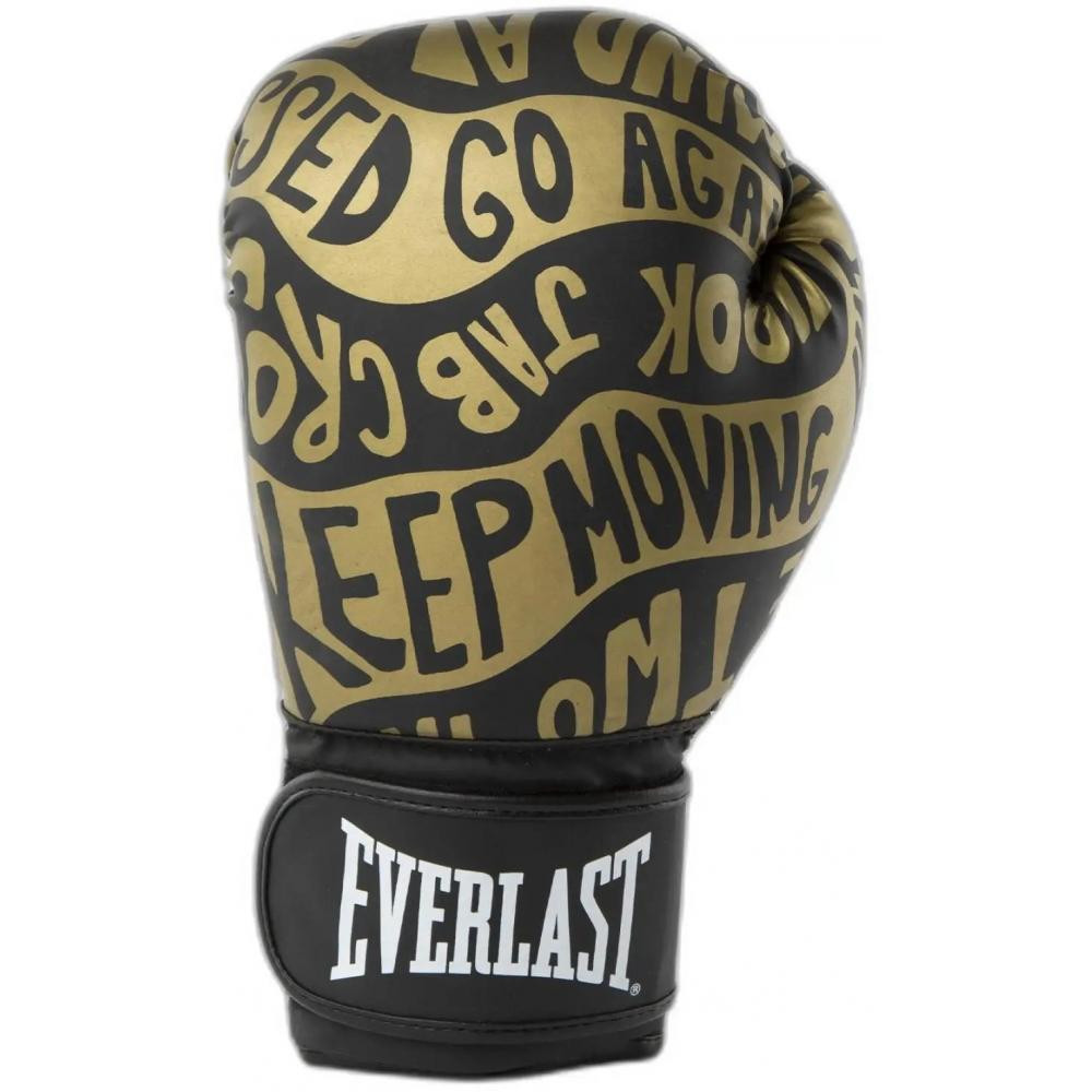 Everlast Spark Boxing Gloves, 10oz Black/Gold (009283613297) - зображення 1