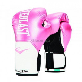 Everlast Elite Training Gloves, 8oz Pink/White (009283594862)