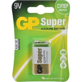 GP Batteries Krona bat Alkaline 1шт Super (GP1604AEB-5UE1)