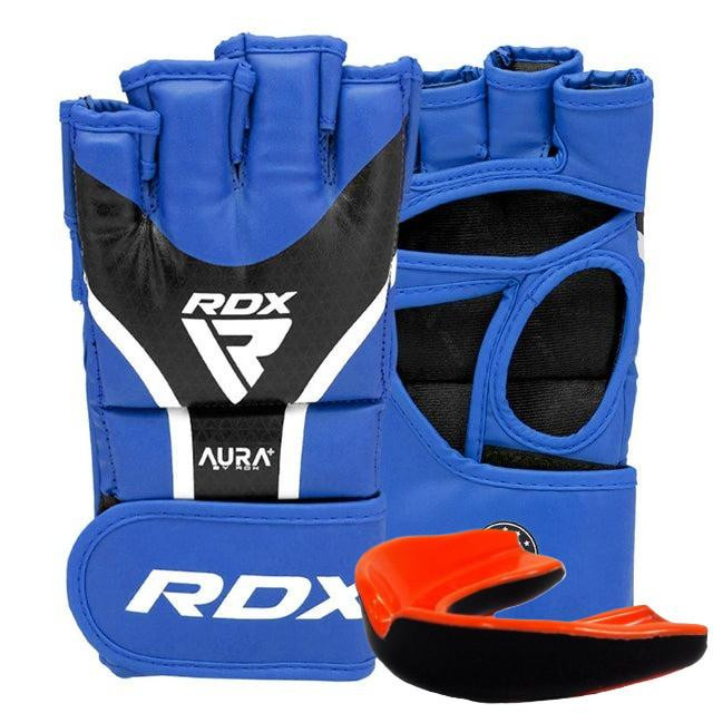 RDX Рукавички для MMA Aura Plus T-17, XL Blue/Black (GGR-T17UB-XL+) - зображення 1