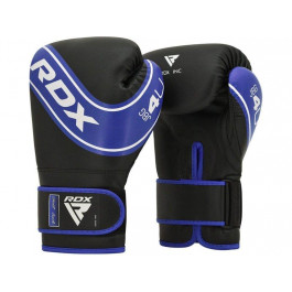 RDX Боксерські рукавички 4B Robo Kids, 6oz Blue/Black (JBG-4U-6oz)