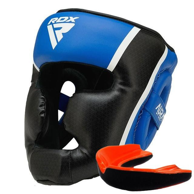 RDX Боксерський шолом Aura Plus T-17, XL Blue/Black (HGR-T17UB-XL+) - зображення 1