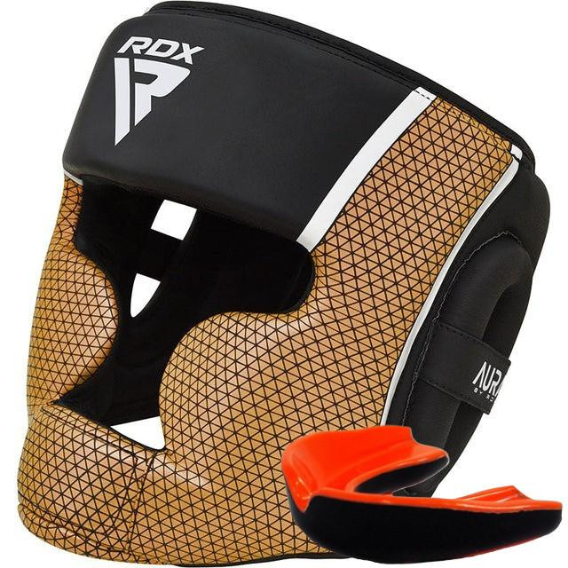 RDX Боксерський шолом Aura Plus T-17, S Black Golden (HGR-T17BGL-S+) - зображення 1