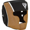 RDX Боксерський шолом Aura Plus T-17, L Black Golden (HGR-T17BGL-L+) - зображення 3