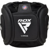 RDX Боксерський шолом Aura Plus T-17, L Black Golden (HGR-T17BGL-L+) - зображення 5