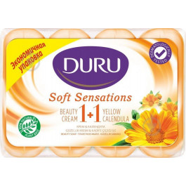 Duru Мыло  Soft Sensations Крем и календула 4 х 90 г (8690506481650)