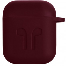   2E Чохол  для Apple AirPods, Pure Color Silicone Imprint (1.5 mm), Marsala (2E-AIR-PODS-IBSI-1.5-M)