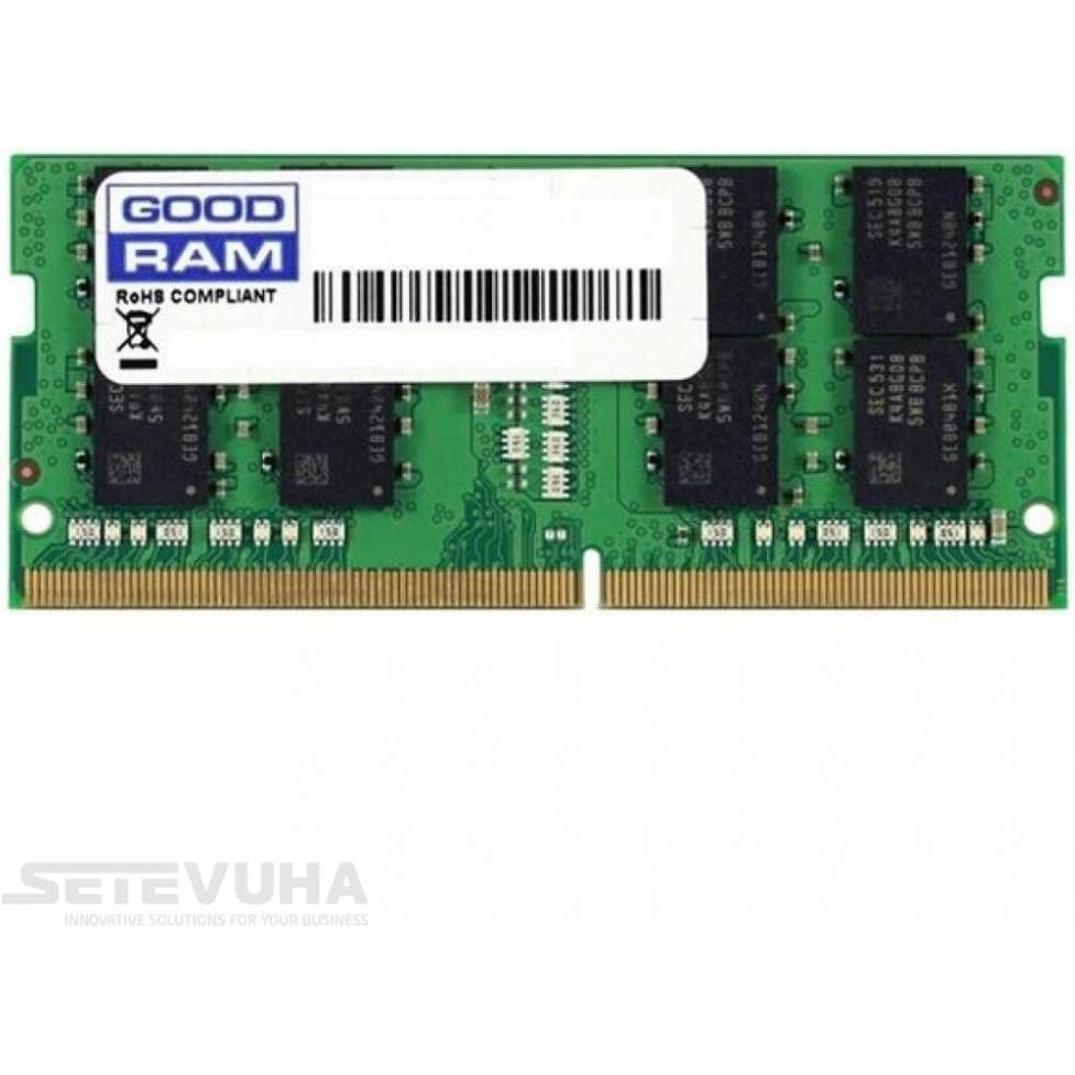 GOODRAM 8 GB SO-DIMM DDR4 2666 MHz (GR2666S464L19S/8G) - зображення 1