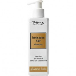 Top Beauty Шампунь  Lamination Hair Shampoo Plastic Hair з ефектом ламінування 250 мл (4820169183590)