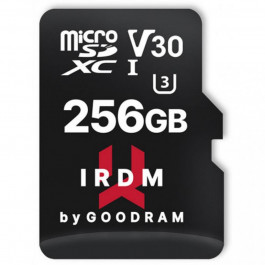 GOODRAM 256 GB microSDXC UHS-I U3 V30 IRDM + SD adapter IR-M3AA-2560R12