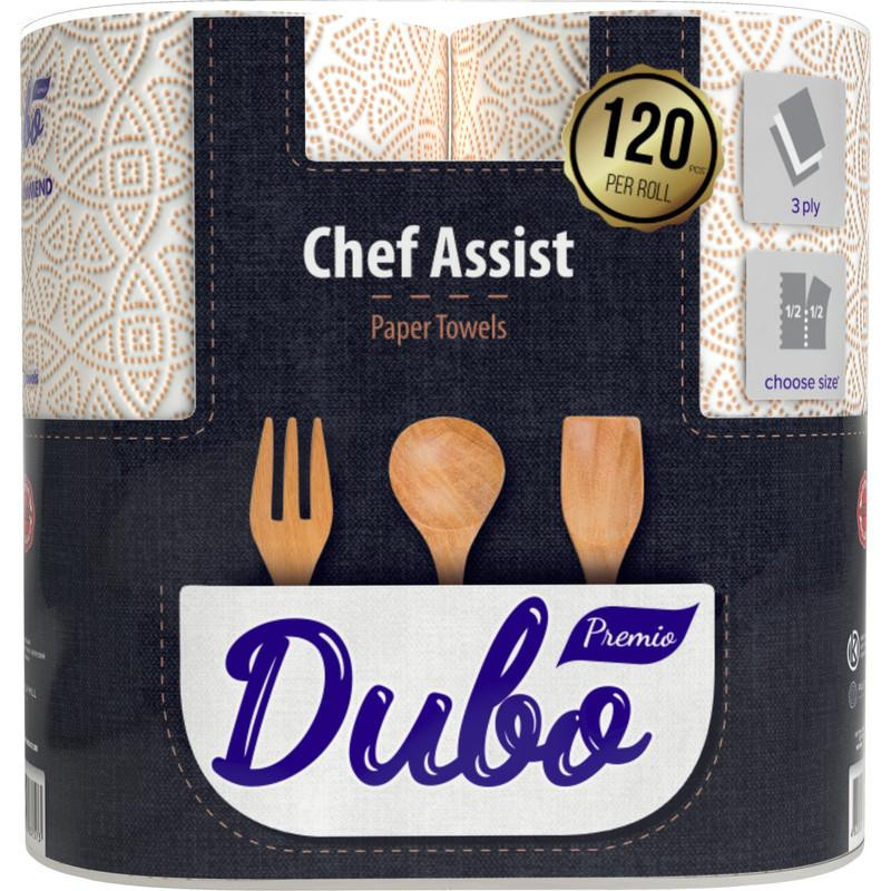 Диво Паперові рушники  Chef Assist тришарова 2 шт. (4820003837573) - зображення 1
