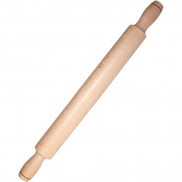   Mazhura Скалка деревянная длина 45см рабочая 30 диаметр 4,5 (mz424789)