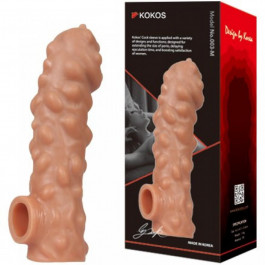 Kokos Насадка на пеніс з отвором для мошонки Kokos 16,5 см. CS 003-L (K45209)